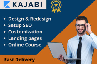kajabi website, kajabi design, kajabi SEO, online course