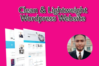design fast loading wordpress website with generatepress theme
