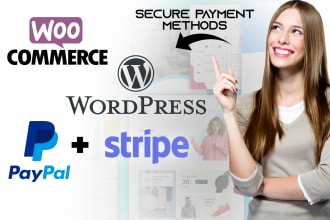 integrate paypal or stripe payment gateway in wordpress website