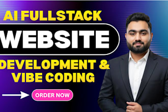 develop full stack web apps using vibe coding