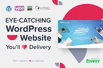 create a clean and modern wordpress website