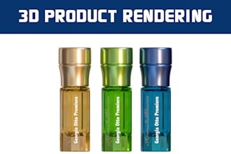 3d rendering of the product for ecommerce site
