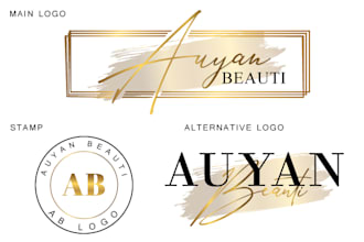 do watercolor, feminine, beauty and cosmetic logo design