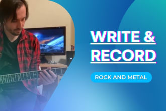 write and record your modern rock or metal instrumental
