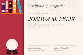 design professional, award and diploma certificate design
