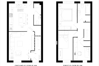design 2d floor plans with maximum space utilization
