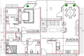 design 2d floor plans with maximum space utilization