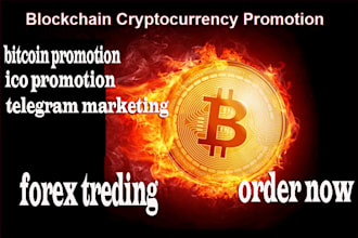 telegram marketing ico, crypto, bitcoin twitter promotion