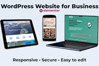 create a responsive small business website