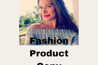 write fashion product copy that converts
