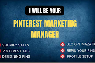 be your pinterest marketing and management specialist