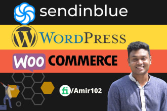 create sendinblue flow for wordpress woocommerce