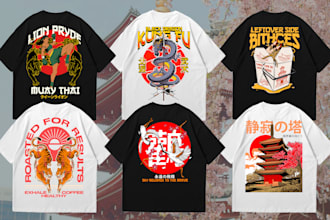 create  japanese streetwear design