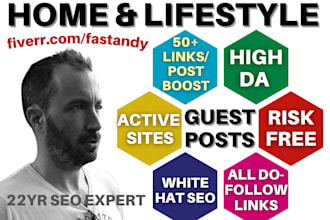 publish home lifestyle guest posts powered up with backlinks