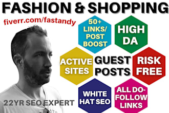 publish fashion shopping guest posts powered up with backlinks