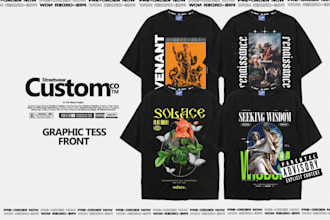 do  modern, artsy, futuristic streetwear in 24 hours