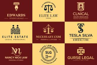 design modern legal attorney law firm lawyer advocate consultancy business logo