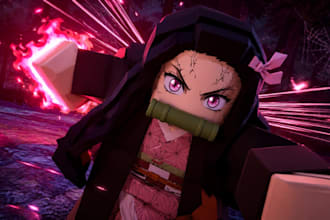 create roblox thumbnail anime character and gfx