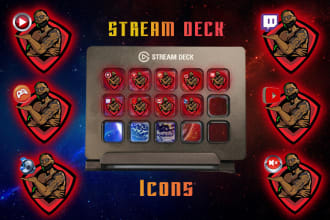 draw mascot logo for your stream deck