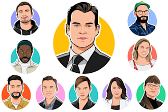 draw cartoon avatar portrait of you