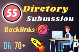 do 55 web directory submission dofollow backlinks manually
