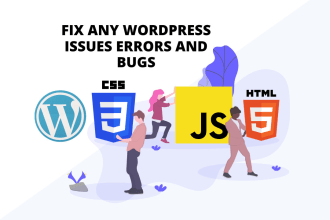 fix HTML or CSS, bootstrap responsive and wordpress wp theme errors