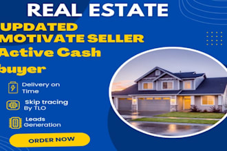provide real estate sellers or buyers with skip tracing