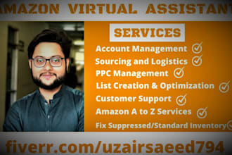 be your amazon virtual assistant amazon fba or fbm virtual assistant