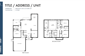 draft your residential floor plan brochure