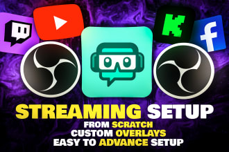 setup streamlabs obs for twitch kick youtube live stream