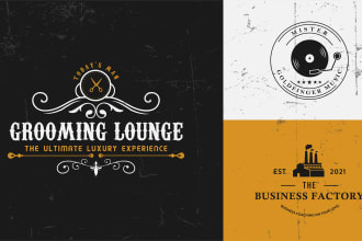 design a retro vintage logo in 24 hours