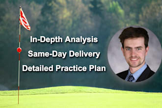 give you an online golf swing analysis and training plan