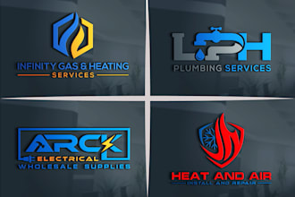 design plumbing heating and electrical solar logo