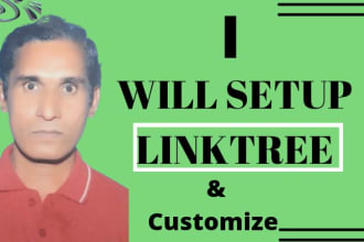 setup and create your custom linktree