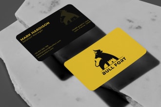 design modern trendy business cards and stationery with print ready files