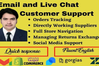 provide customer service with email support and live chat for your business