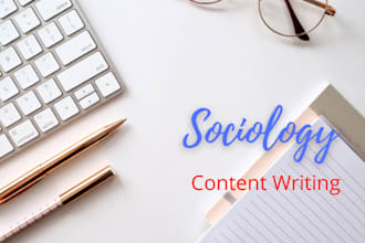write contents, blogs and assignments on social sciences