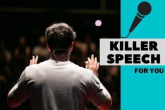 write a perfect speech for any occasion