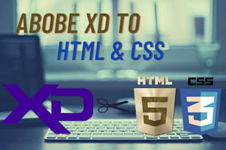 convert adobe xd to HTML and CSS