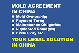 draft a mold agreemeng for you