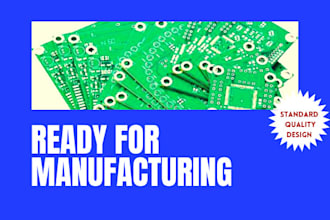 design your high quality pcb, ready for manufacturing
