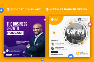 do podcast banner, webinar banner