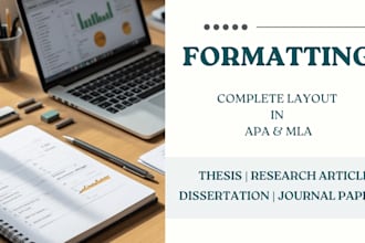 format thesis or dissertation in apa or mla within 24 hours
