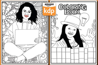 draw coloring book pages
