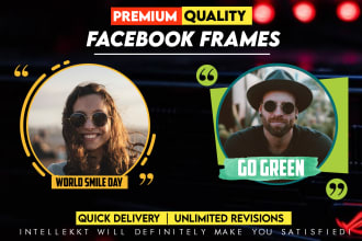 design exclusive facebook profile picture frames for you