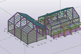 make barndominium 3d modeling, structural design
