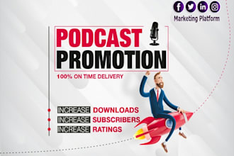 promote your podcast for real audience and lots of downloads