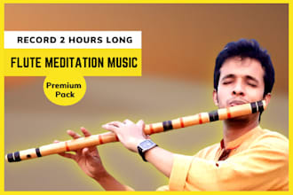 record flute meditation music on indian flute bansuri
