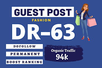 do fashion guest post DR 63 paid dofollow backlinks
