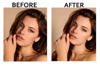 retouch and enhancement your photo